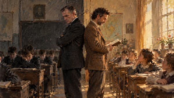 Ca profesor, între domnul Vucea și domnul Trandafir